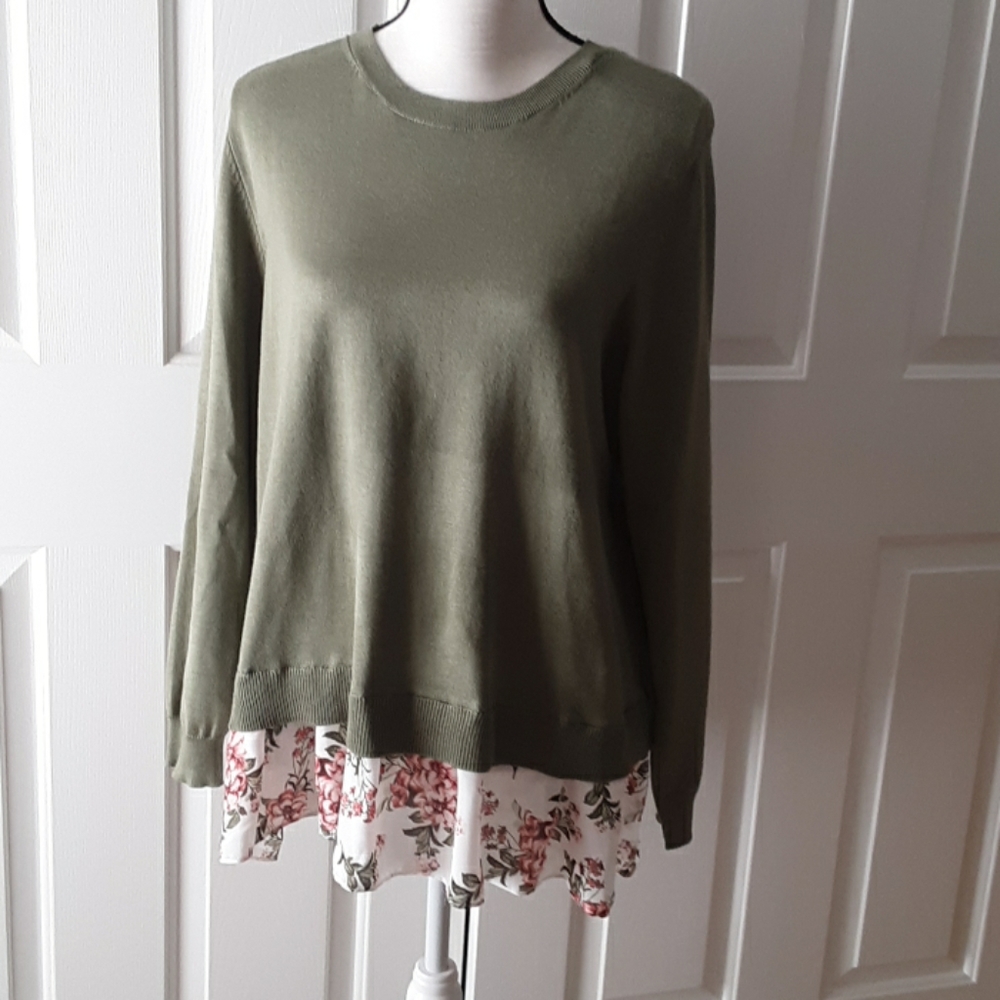 Layered Look Sweater